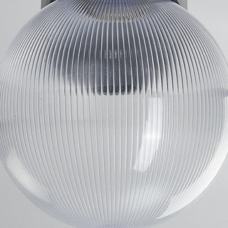 Zewnętrzna nowoczesna lampa ścienna | Czarna kulista LED kształt IP65