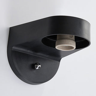 Zewnętrzna nowoczesna lampa ścienna | Czarna kulista LED kształt IP65