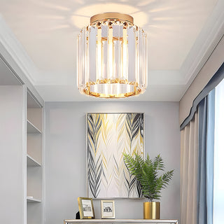Krystalové Černé Stropní Svítidlo | Moderní Lampa E27