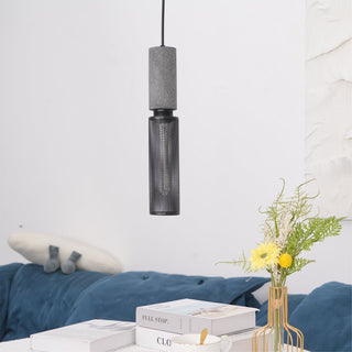 Vnitřní moderní závěsná lampa | Válcový design E27