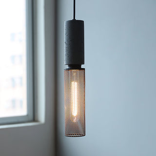 Vnitřní moderní závěsná lampa | Válcový design E27