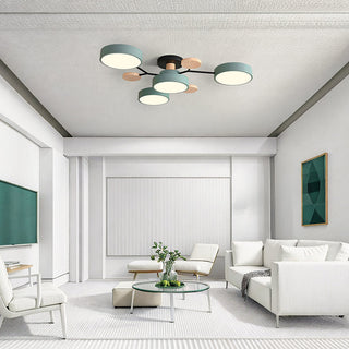 Moderní LED Lustr Do Obývacího Pokoje | Vícebodové Stropní Svítidlo