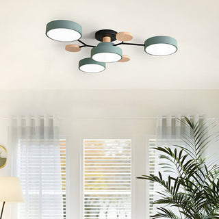 Moderní LED Lustr Do Obývacího Pokoje | Vícebodové Stropní Svítidlo