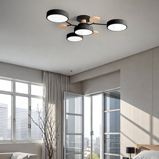 Moderní LED Lustr Do Obývacího Pokoje | Vícebodové Stropní Svítidlo