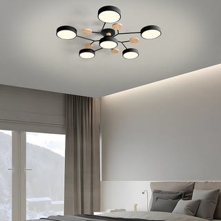 Moderní LED Lustr Do Obývacího Pokoje | Vícebodové Stropní Svítidlo