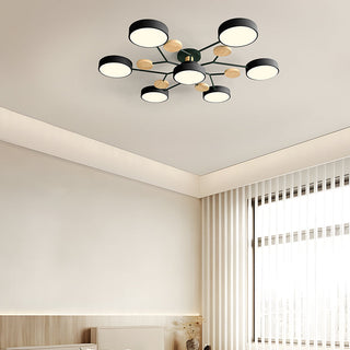 Moderní LED Lustr Do Obývacího Pokoje | Vícebodové Stropní Svítidlo