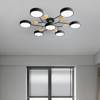 Moderní LED Lustr Do Obývacího Pokoje | Vícebodové Stropní Svítidlo