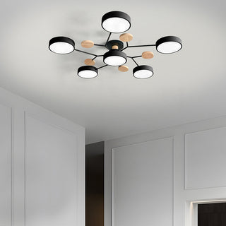 Moderní LED Lustr Do Obývacího Pokoje | Vícebodové Stropní Svítidlo