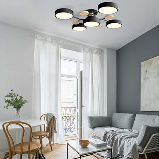 Moderní LED Lustr Do Obývacího Pokoje | Vícebodové Stropní Svítidlo