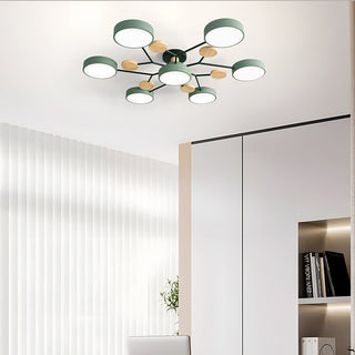 Moderní LED Lustr Do Obývacího Pokoje | Vícebodové Stropní Svítidlo