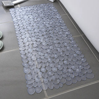 Non-slip pebble bathroom mat for the bathtub