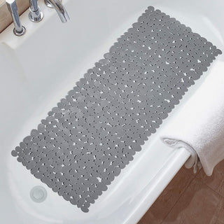 Non-slip pebble bathroom mat for the bathtub