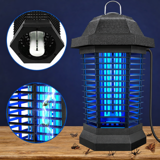 Elektrická lampa na hmyz na léto
