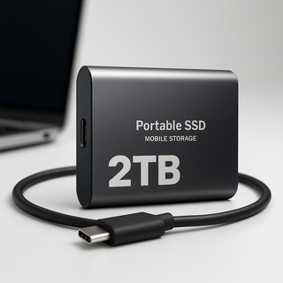 Externí pevný disk přenosné SSD 2TB