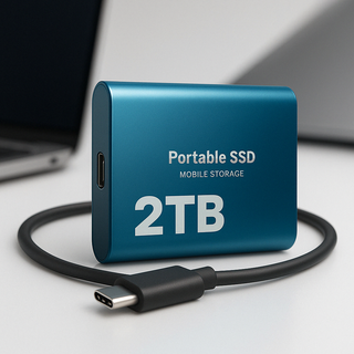 External Portable SSD Hard Drive 2TB