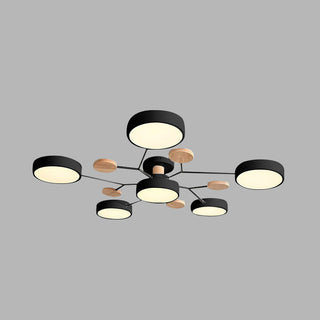 Moderní LED Lustr Do Obývacího Pokoje | Vícebodové Stropní Svítidlo