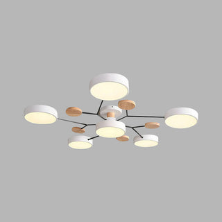 Moderní LED Lustr Do Obývacího Pokoje | Vícebodové Stropní Svítidlo