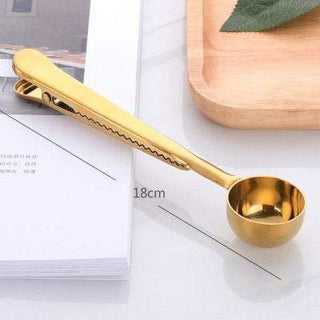 2 in 1 Coffee Measuring Spoon Metal – Gold