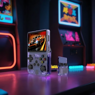 Herní konzole retro přenosná s hd obrazovkou
