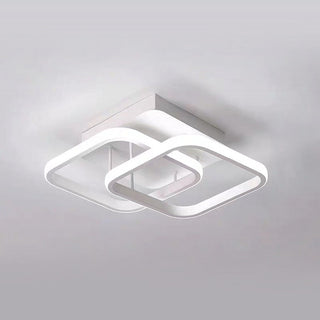 Vnitřní Stropní Svítidlo | LED Zakřivený Kovový Rám
