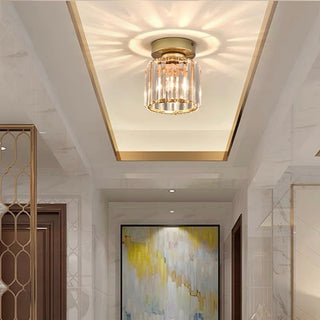 Krystalové Černé Stropní Svítidlo | Moderní Lampa E27