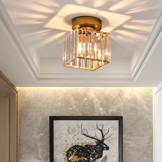 Krystalové Černé Stropní Svítidlo | Moderní Lampa E27