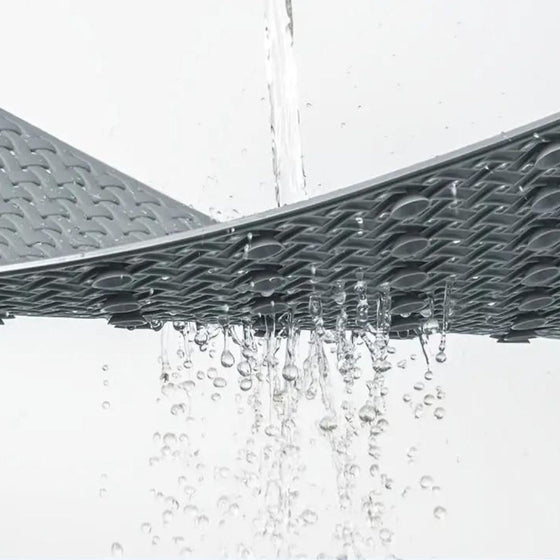 Bathroom mat, non-slip with suction cups