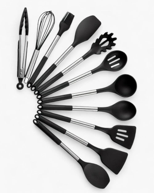 11-Piece Silicone Kitchen Utensil Set