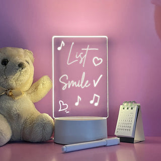 LED lamp for writing board decorative