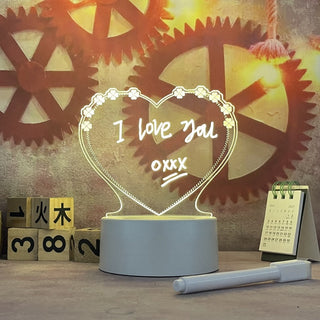 LED lamp for writing board decorative
