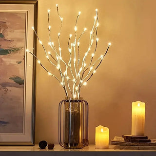 LED světelné větve dekorativní baterie