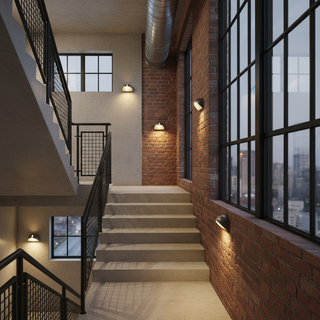 Vnitřní a venkovní retro nástěnné světlo | Industriální svítidlo
