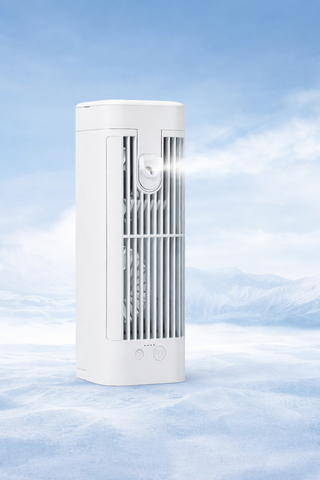 Mini přenosný ochlazovač vzduchu stolní ventilátor se sprejovým chlazením