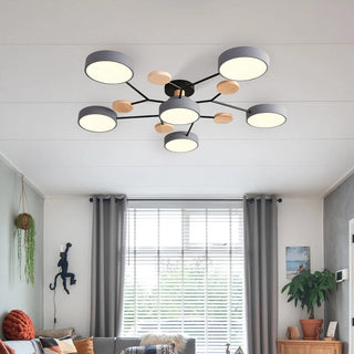 Moderní LED Lustr Do Obývacího Pokoje | Vícebodové Stropní Svítidlo