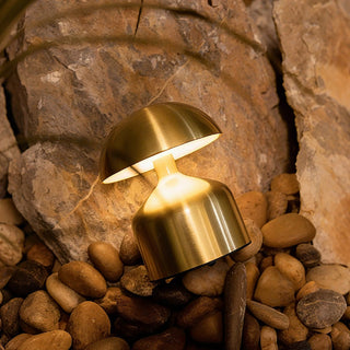 Portable wireless dome table lamp for the living room