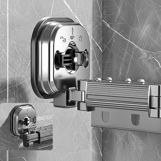 Wall-Mounted Foldable Space-Saving Towel Holder  