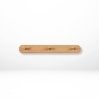 Minimalist wooden wall hook for the hallway