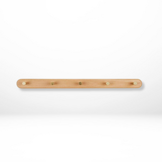 Minimalist wooden wall hook for the hallway