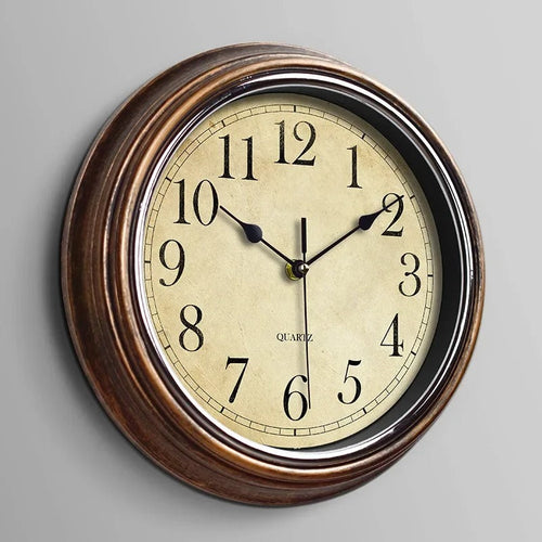 Wall clock, round decorative