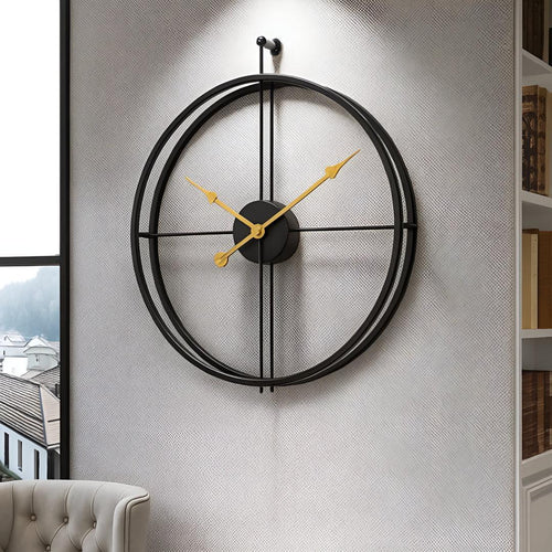Modern minimalist round wall clock