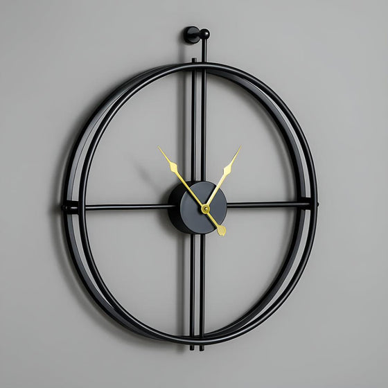 Wall clock, modern minimalist round