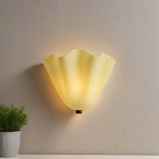 Wall lamp floral petal decorative
