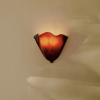 Wall lamp floral petal decorative