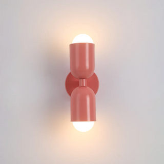 Nástěnná lampa moderní dvojitý cylindr