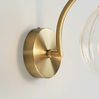 Nástěnná lampa skleněná koule moderní LED