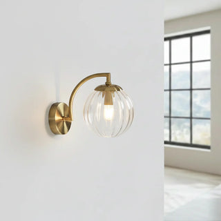 Nástěnná lampa skleněná koule moderní LED
