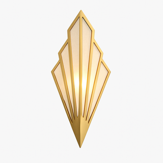 Nástěnné světlo art deco geometrické