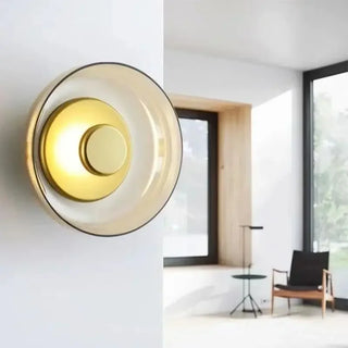 Modern minimalist halo wall light