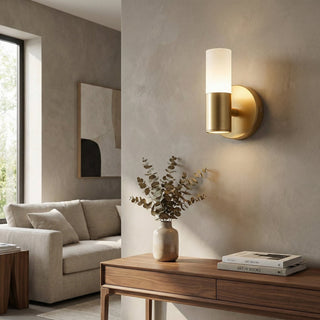 Nowoczesna minimalistyczna elegancka lampa ścienna