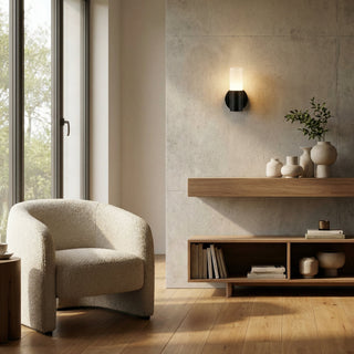 Nowoczesna minimalistyczna elegancka lampa ścienna
